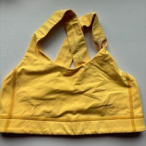 Lululemon Yellow Sports Bra
